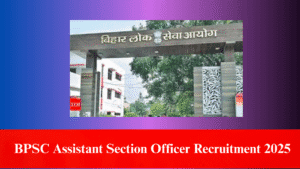 BPSC Assistant Section Officer Recruitment 2025