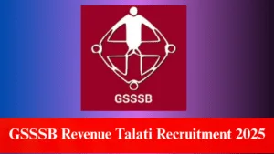 GSSSB Revenue Talati Recruitment 2025