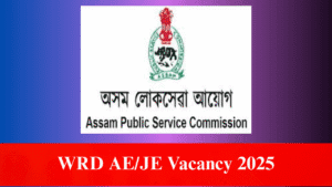 WRD AE/JE Vacancy 2025