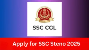 Apply for SSC Steno 2025