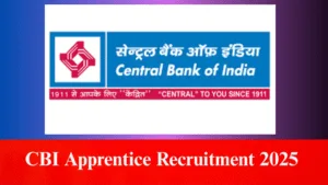CBI Apprentice Recruitment 2025