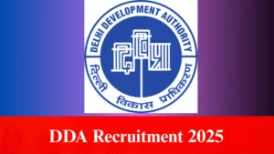 DDA Recruitment 2025