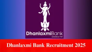 Dhanlaxmi Bank Recruitment 2025