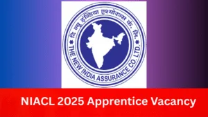 NIACL 2025 Apprentice Vacancy