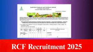 RCF Recruitment 2025