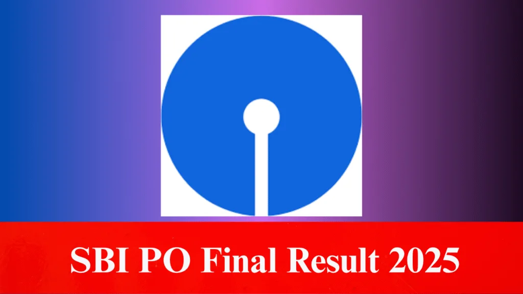 SBI PO Final List 2025