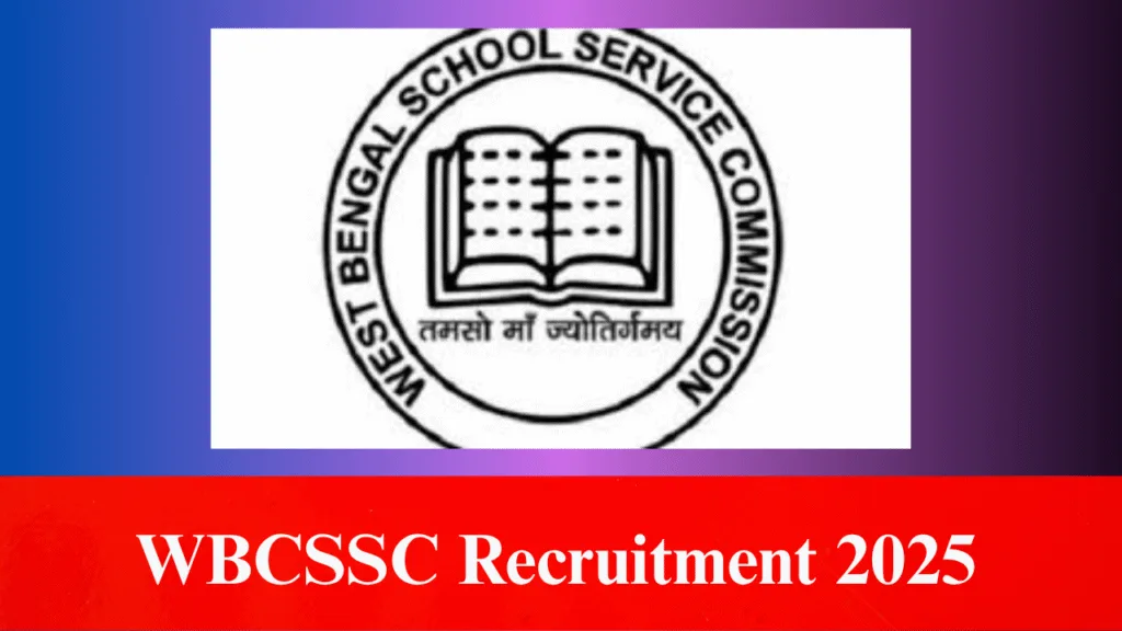 WBCSSC Recruitment 2025