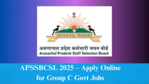 APSSBCSL 2025