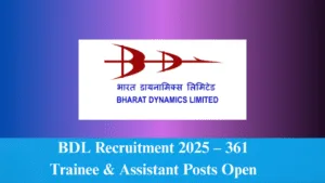 BDL Recruitment 2025