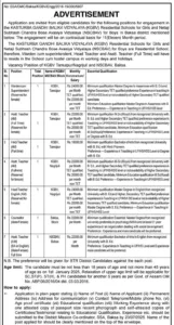 KGBV Baksa Recruitment 2025