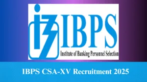 IBPS CSA-XV Recruitment 2025