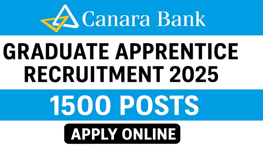 Canara Bank Recruitment 2025