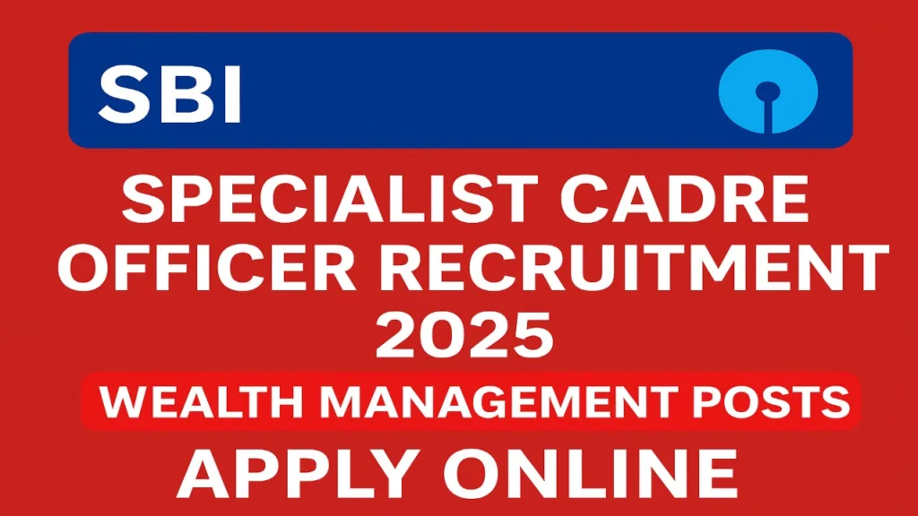 SBI Specialist Cadre Officer Recruitment 2025