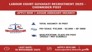 Labour Court Guwahati Recruitment 2025