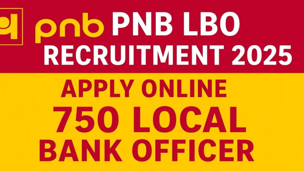 PNB LBO Recruitment 2025