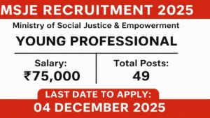 MSJE Recruitment 2025