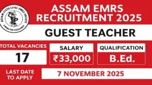 Assam EMRS Recruitment 2025