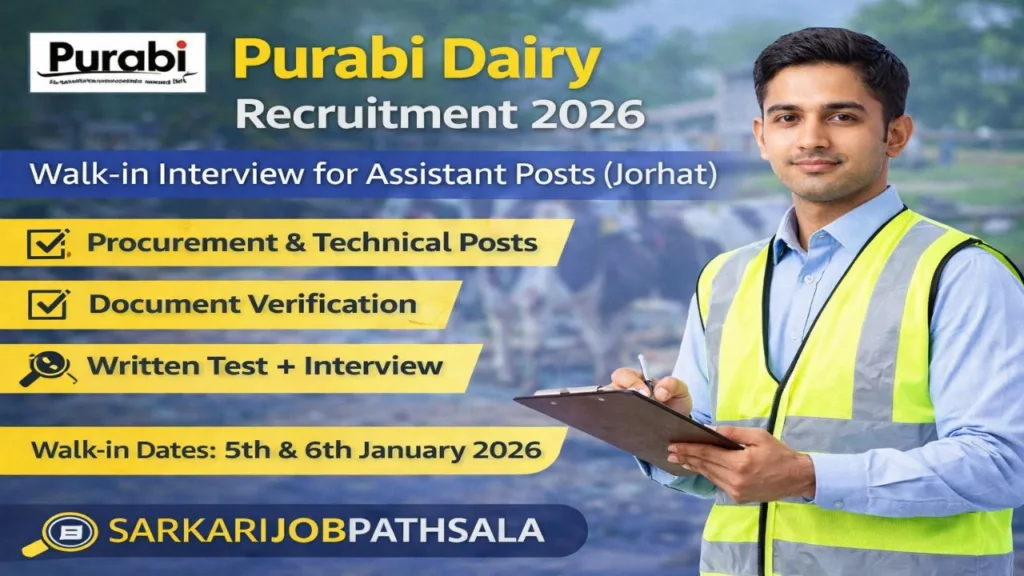Purabi Dairy Recruitment 2026