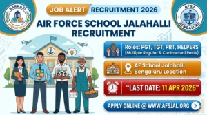 Air Force School Jalahalli Recruitment 2026