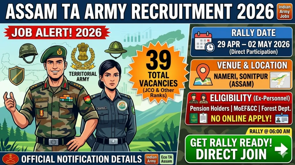 Assam TA Army Recruitment 2026