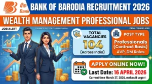 Bank of Baroda Recruitment 2026