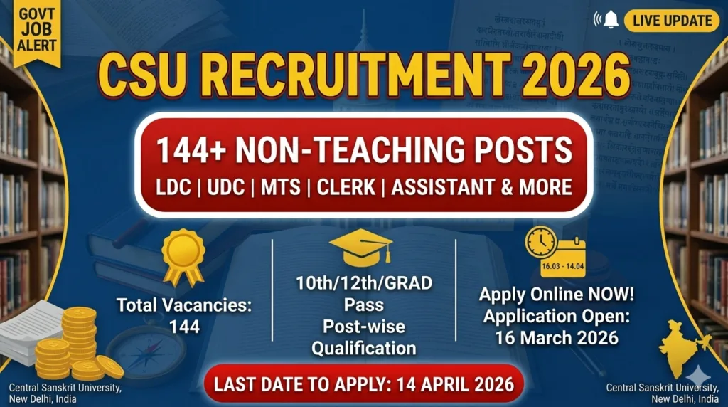 CSU Recruitment 2026