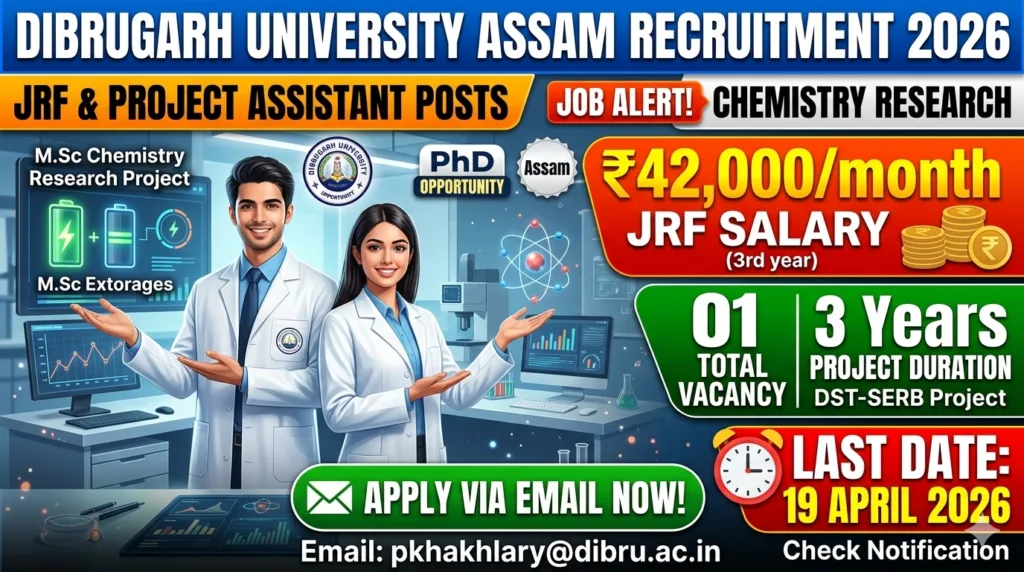 Dibrugarh University Recruitment 2026
