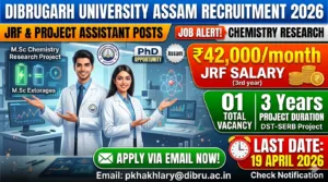 Dibrugarh University Recruitment 2026