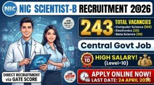 NIC Scientist-B Recruitment 2026