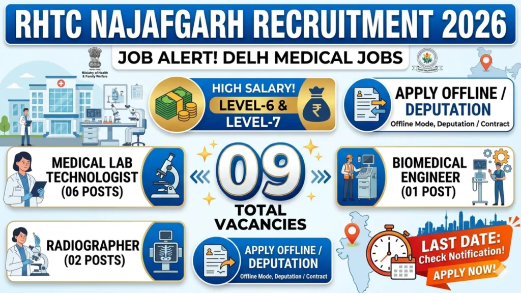 RHTC Najafgarh Recruitment 2026