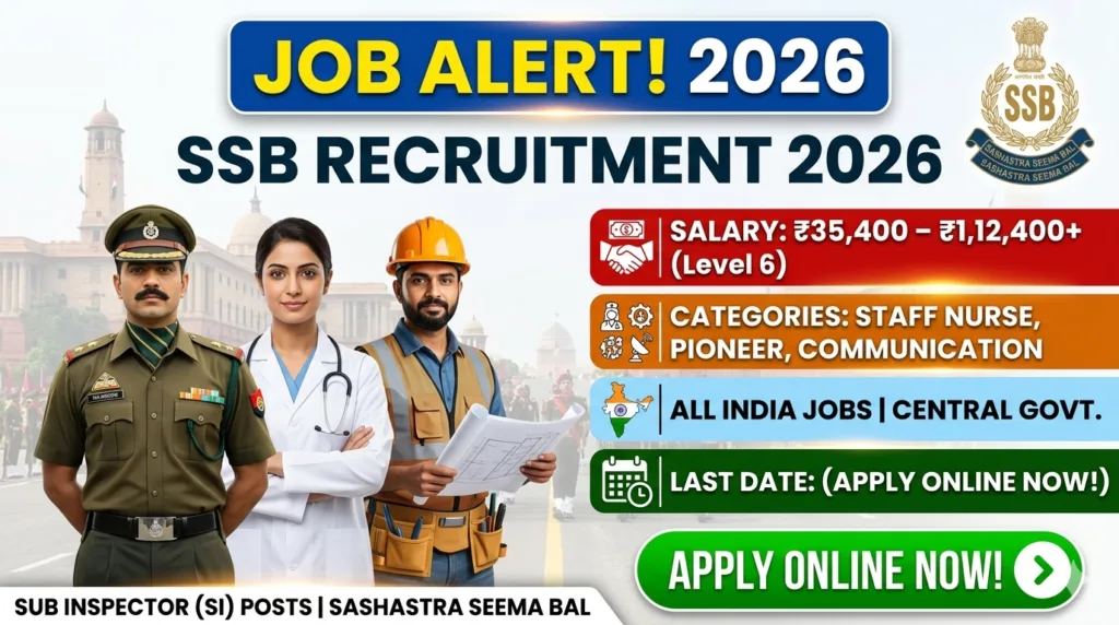 SSB Vacancy Details 2026