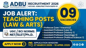 ADBU Recruitment 2026