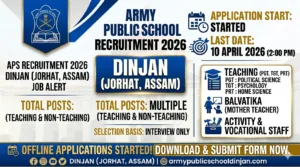 Army Public School Recruitment 2026