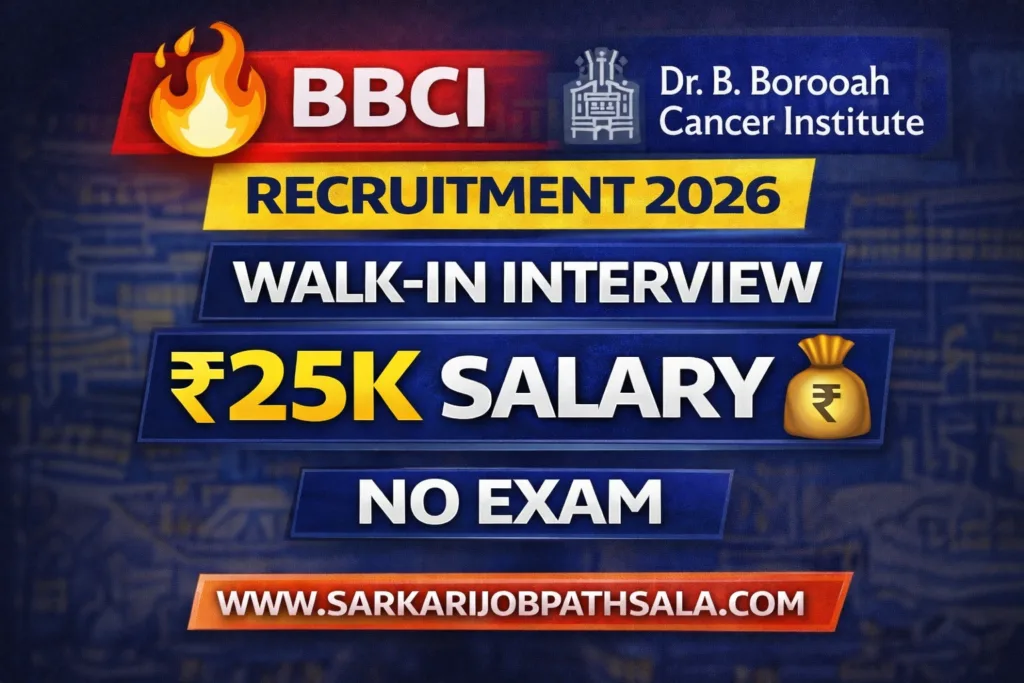 BBCI Guwahati Recruitment 2026