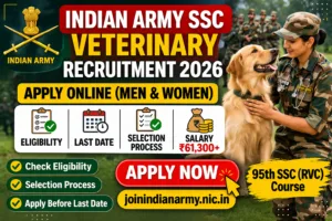 Indian Army Veterinary 2026