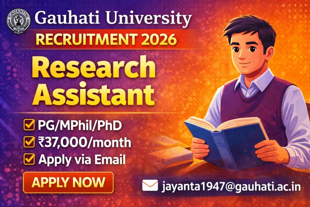 Gauhati University Job 2026