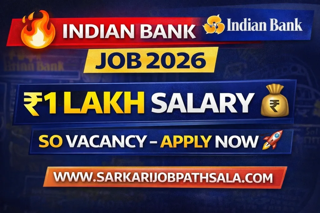 Indian Bank Recruitment 2026