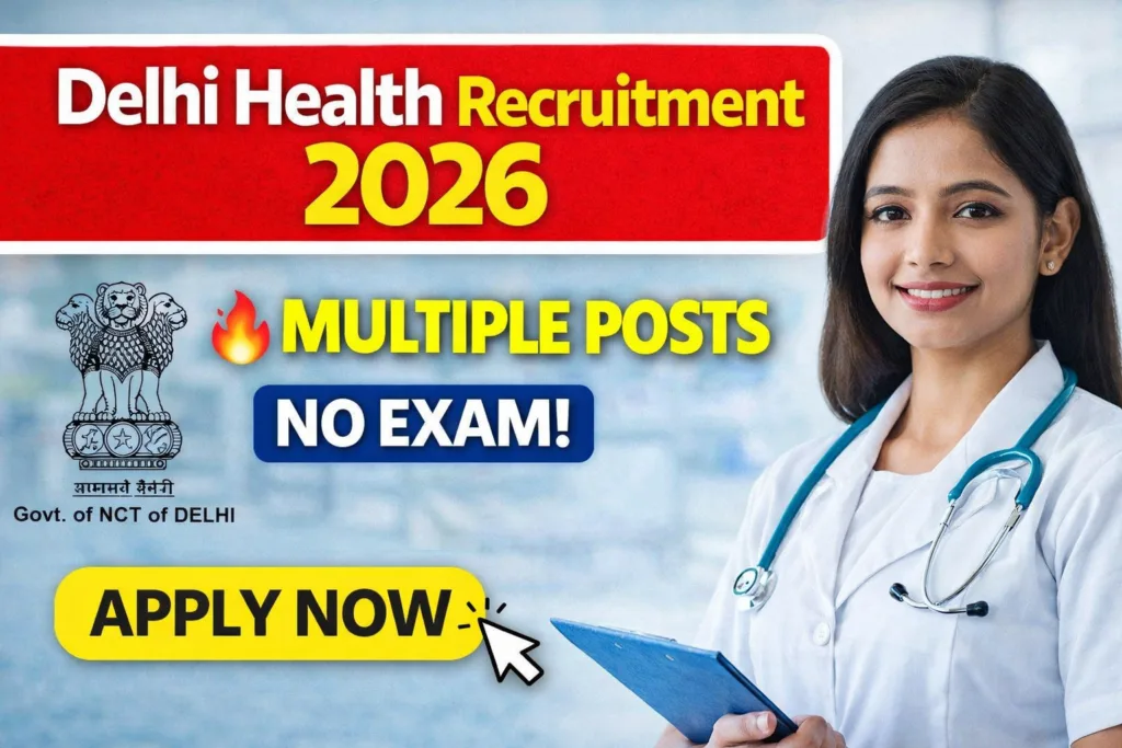 Delhi Health Recruitment 2026