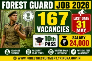 Tripura Forest Guard Recruitment 2026