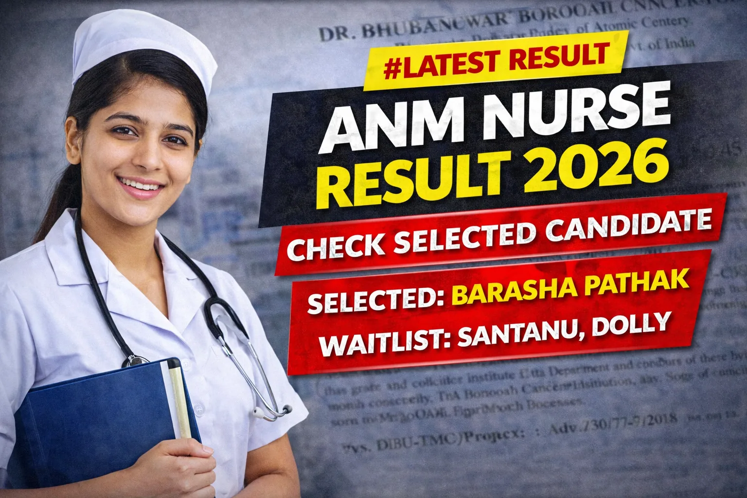 ANM Nurse Result 2026