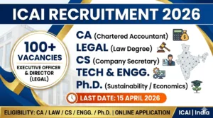 ICAI Recruitment 2026