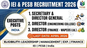 IEI & PESB Recruitment 2026