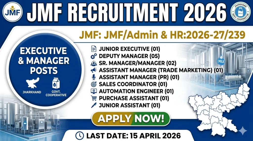 JMF Recruitment 2026