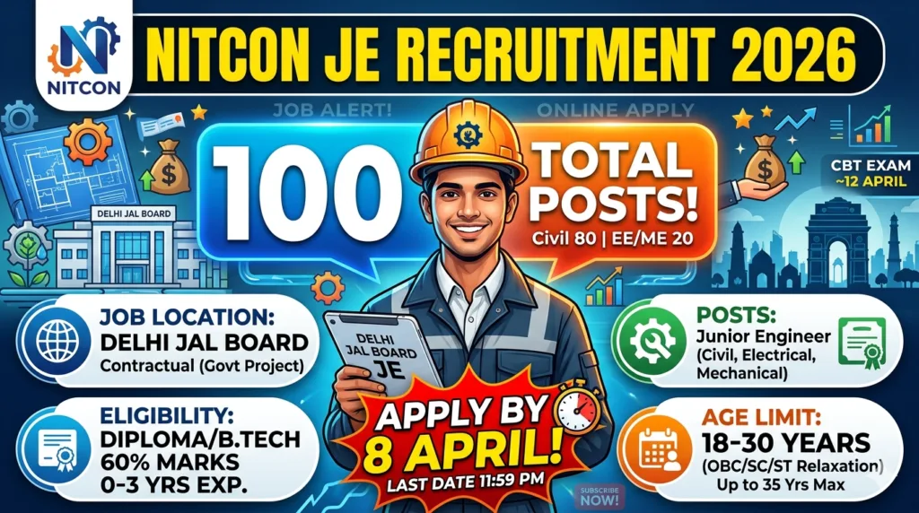 NITCON Recruitment 2026