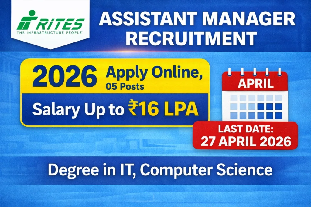 RITES Recruitment 2026