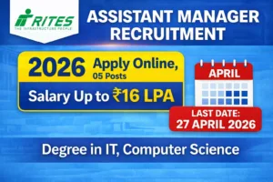 RITES Recruitment 2026