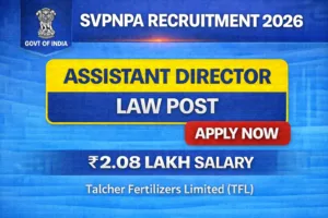 SVPNPA Recruitment 2026