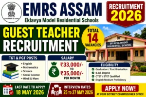 EMRS Assam Recruitment 2026