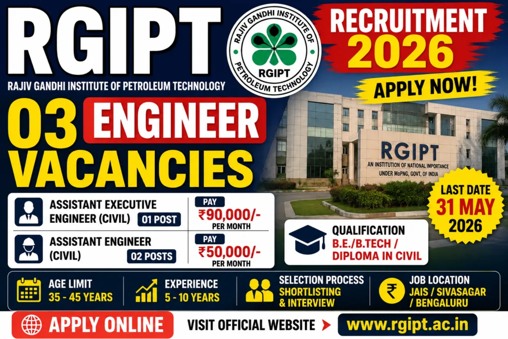 RGIPT Recruitment 2026