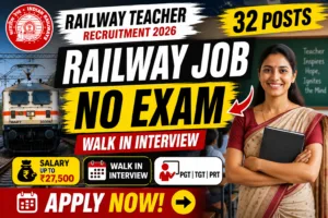 Railway Teacher Vacancy 2026